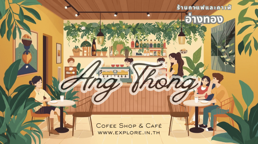 อ่างทอง ร้านกาแฟ ร้านคาเฟ่ ในจังหวัดอ่างทอง