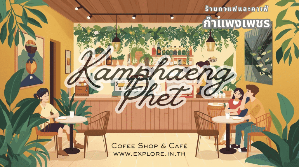 กำแพงเพชร ร้านกาแฟ ร้านคาเฟ่ ในจังหวัดกำแพงเพชร