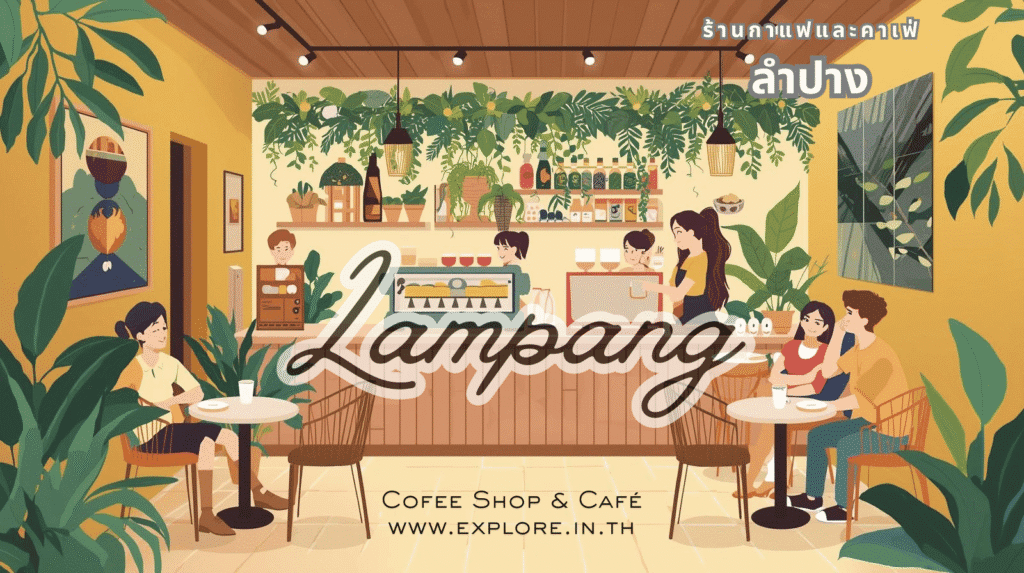 ลำปาง ร้านกาแฟ ร้านคาเฟ่ ในจังหวัดลำปาง