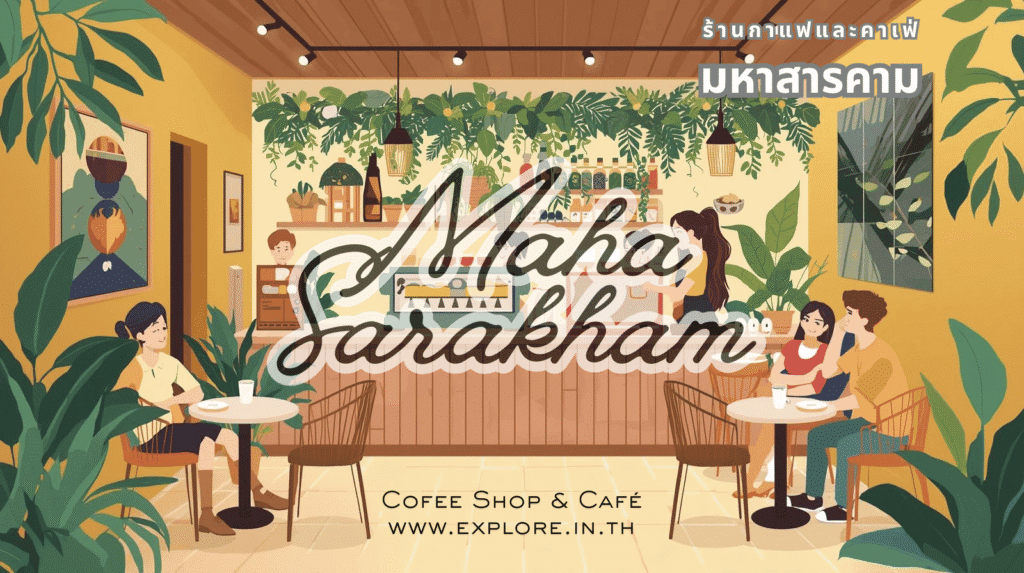 มหาสารคาม ร้านกาแฟ ร้านคาเฟ่ ในจังหวัดมหาสารคาม