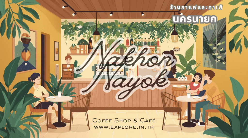 นครนายก ร้านกาแฟ ร้านคาเฟ่ ในจังหวัดนครนายก