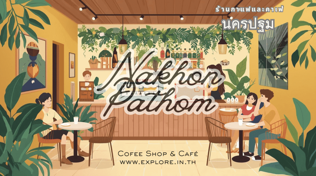 นครปฐม ร้านกาแฟ ร้านคาเฟ่ ในจังหวัดนครปฐม