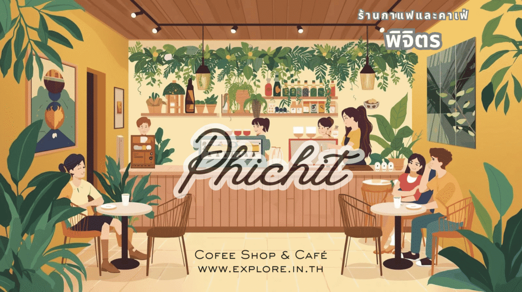 พิจิตร ร้านกาแฟ ร้านคาเฟ่ ในจังหวัดพิจิตร