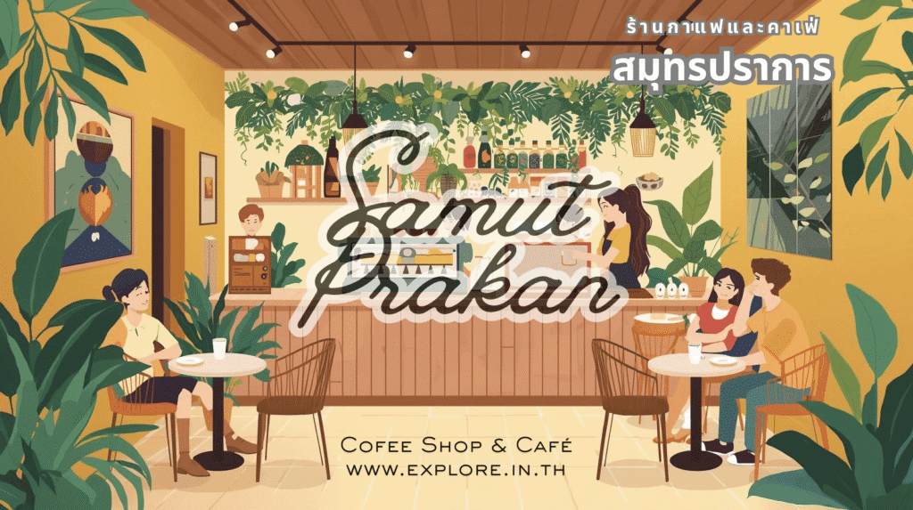 สมุทรปราการ ร้านกาแฟ ร้านคาเฟ่ ในจังหวัดสมุทรปราการ