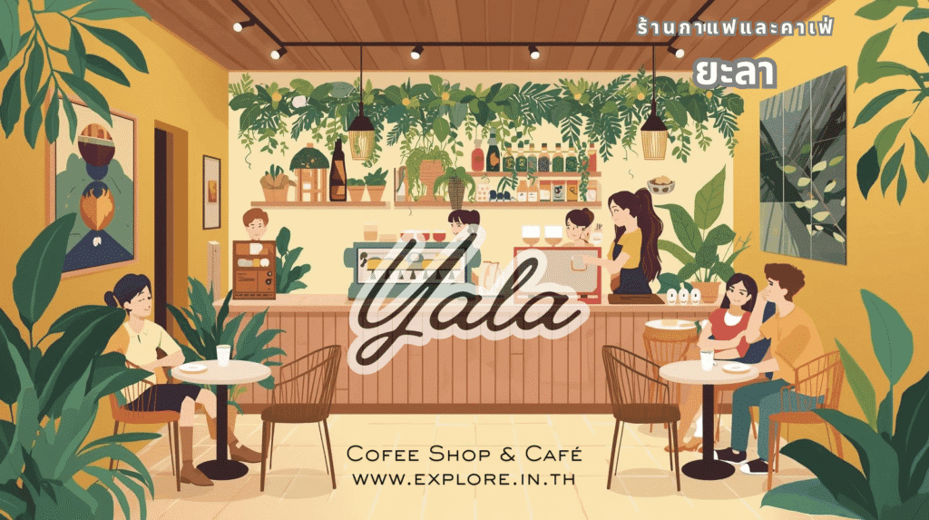 ยะลา ร้านกาแฟ ร้านคาเฟ่ ในจังหวัดยะลา