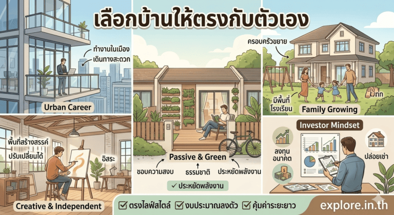 เลือกบ้านให้ตรงกับตัวเอง